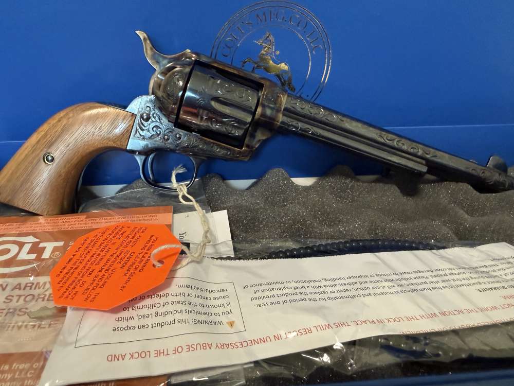 Colt Single Action Army 150th Anniversary .45 Teir III SAA NEW Custom Rare-img-0