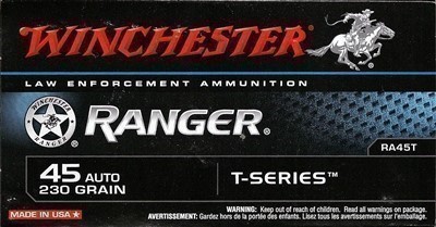 150rds Winchester Ranger™ LE Talon RA45T .45 ACP 230gr T-series + FAST SHIP-img-1