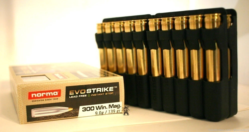 NORMA 300 WIN MAG 139 Grain Evo Strike Fragmenting Lead Free 20 Rds-img-0
