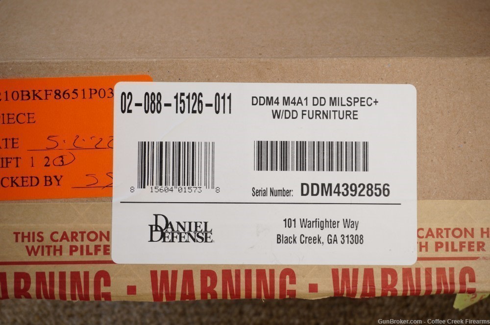 Daniel Defense DDM4A1 AR15 MILSPEC w/ Furniture 5.56 Rifle DD M4A1 14.5"-img-14