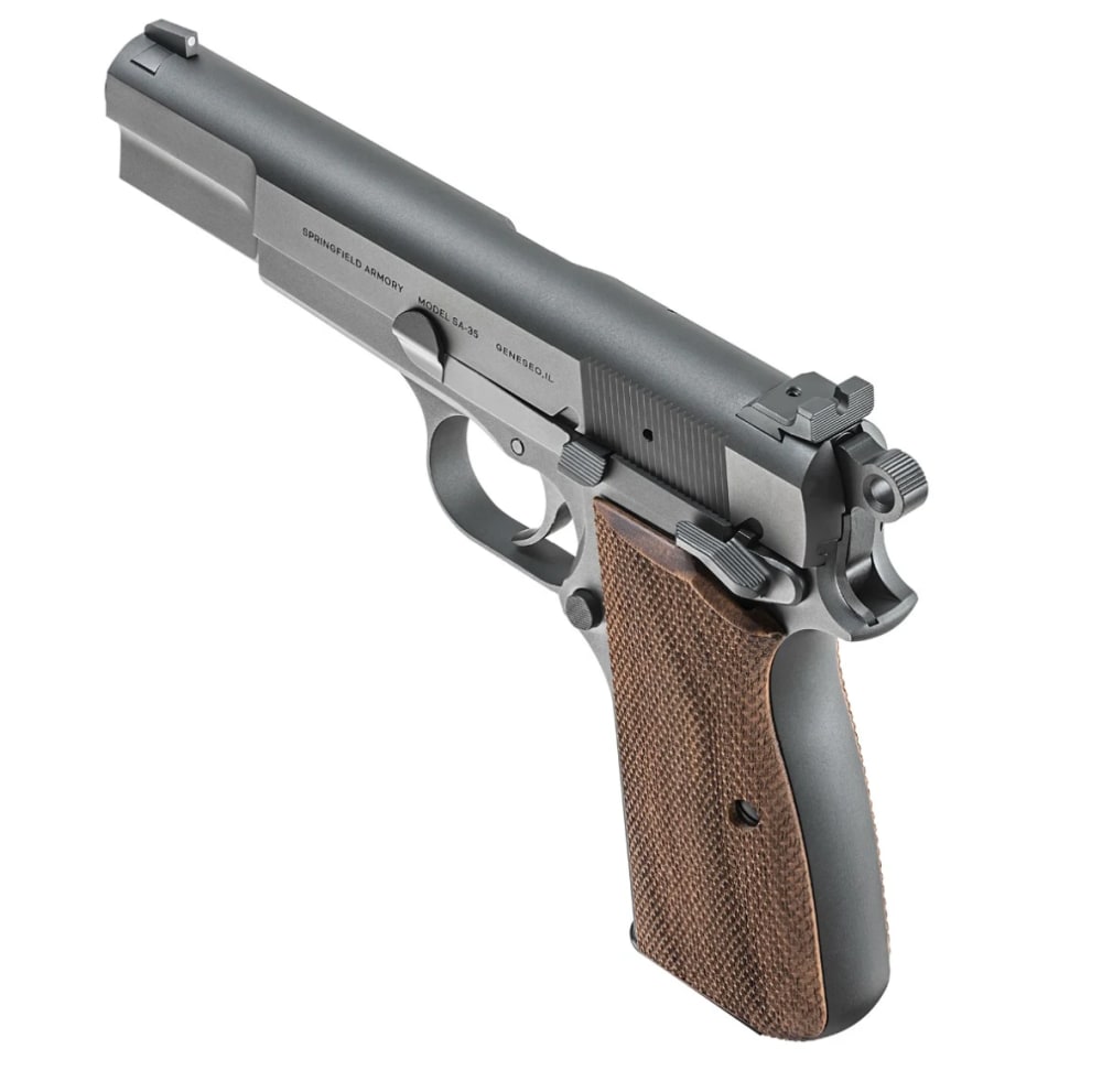 CONSECUTIVE Serial #s TWO Springfield SA-35 MATTE HP9201 Hi-Power Walnut-img-1