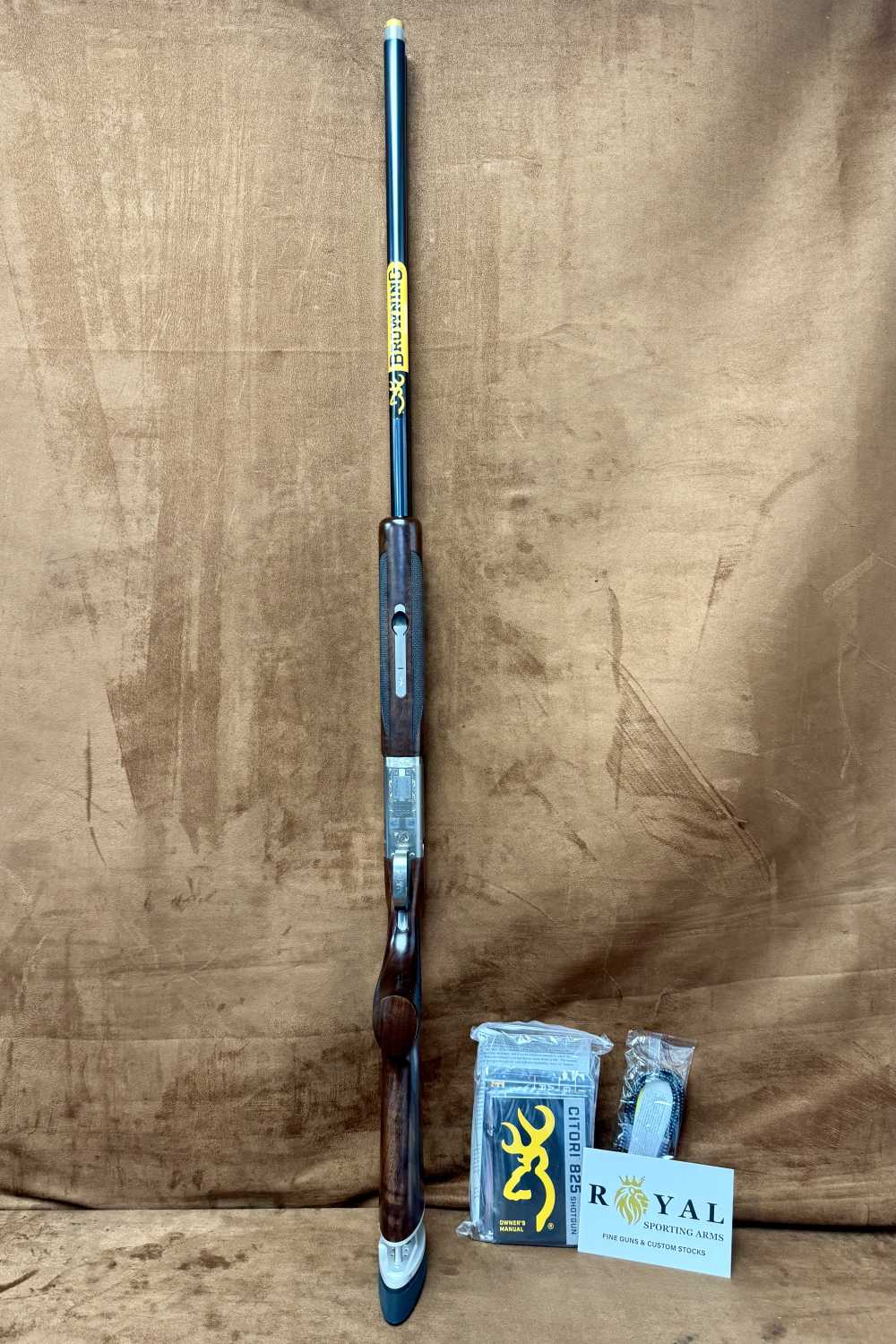 Browning 825 Golden Clays Trap Fully Adjustable Stock 12GA 32"-img-1