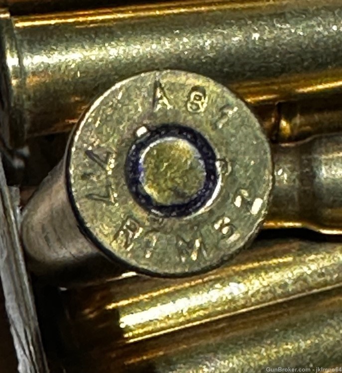 50 rounds of SA R1 M3Z 1980 303 British brass cased rifle ammo-img-3