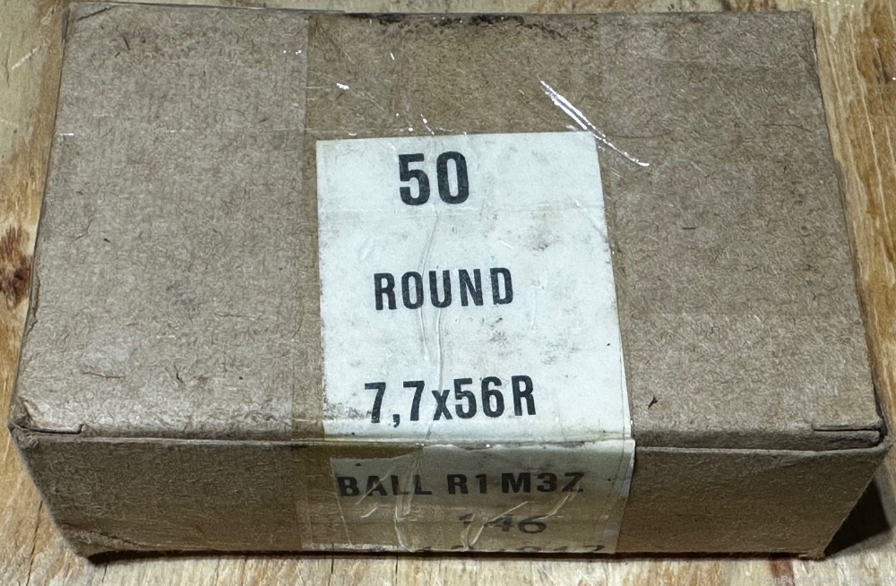 50 rounds of SA R1 M3Z 1980 303 British brass cased rifle ammo-img-5
