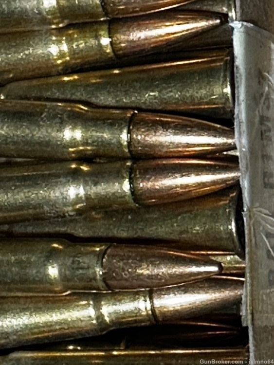 50 rounds of SA R1 M3Z 1980 303 British brass cased rifle ammo-img-1
