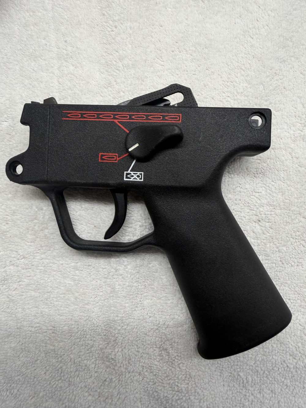 HK MP5K 3 Position (0,1,F) Navy Ambidextrous Trigger Group, New-img-1