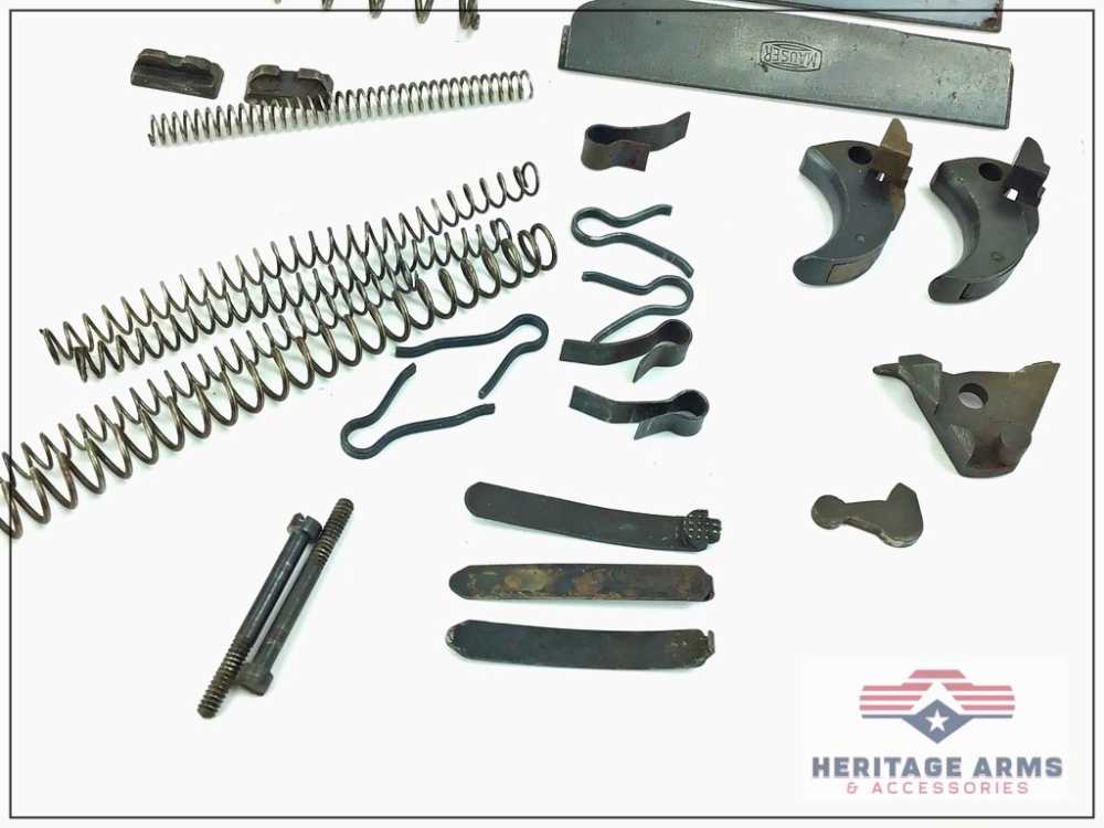 Mauser Model 1914 Parts Lot 6.35mm WWI German Pistol-img-5