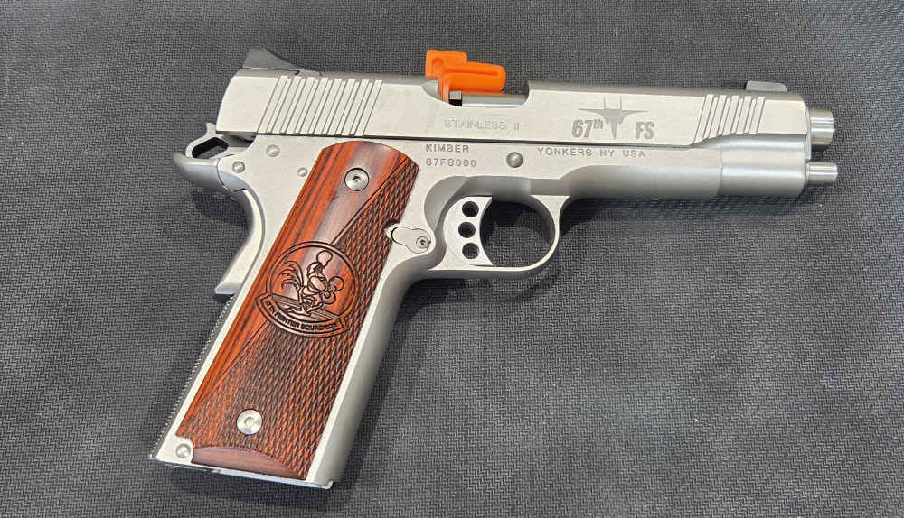 Kimber Stainless II (67th FS) -FIRST SERIALIZED EXAMPLE- #67FS000 -COA--img-11