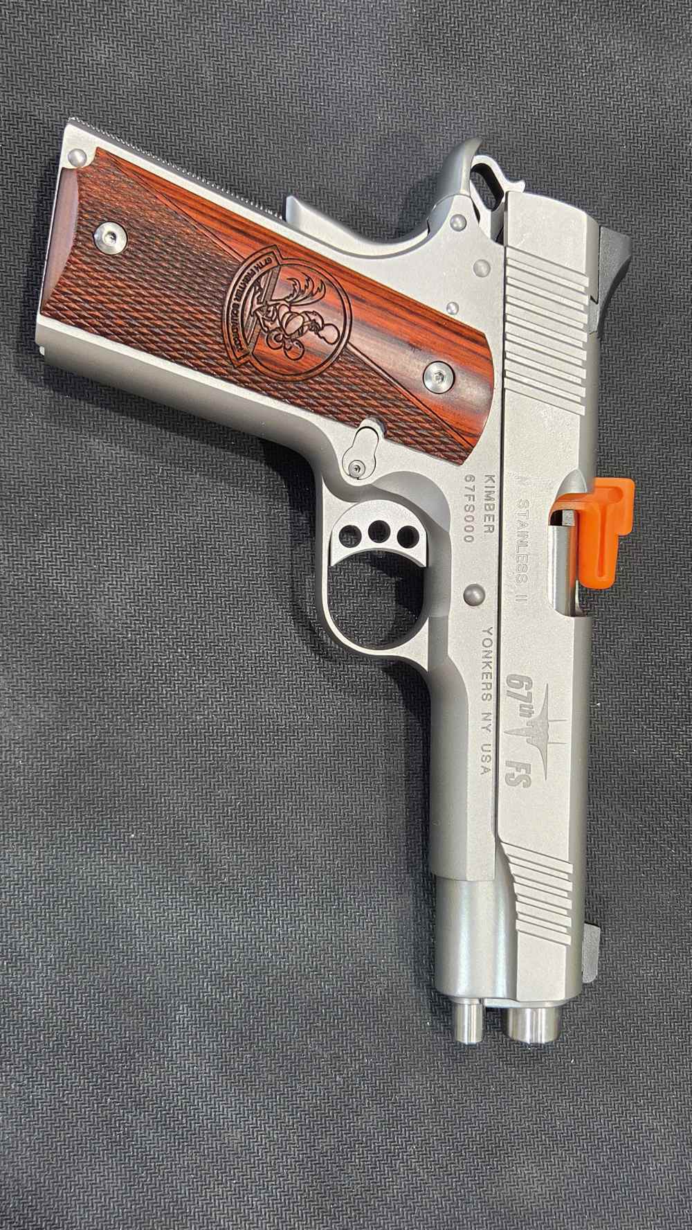 Kimber Stainless II (67th FS) -FIRST SERIALIZED EXAMPLE- #67FS000 -COA--img-7