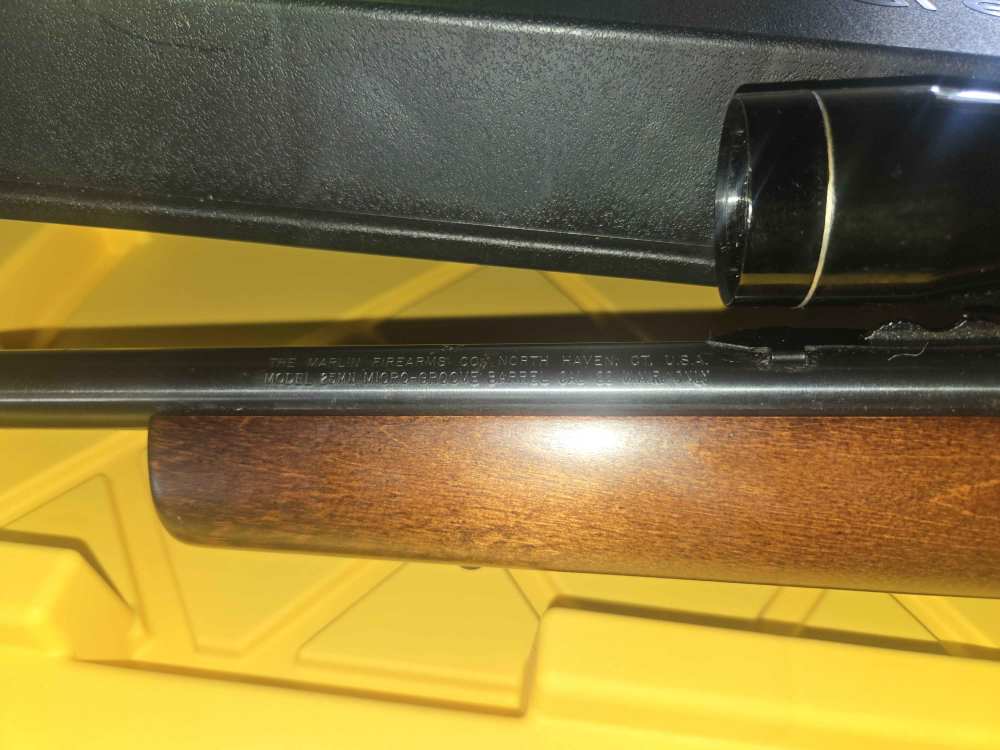 Marlin 25MN JM Stamped Micro-Groove .22 Magnum WMR with Tasco Scope-img-2