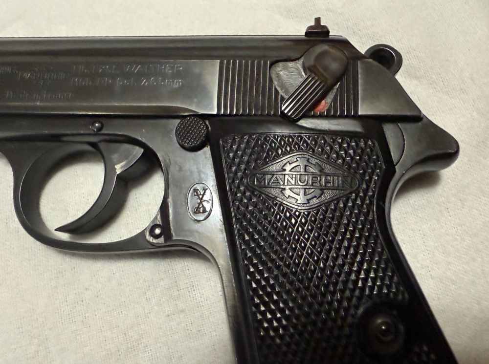Walther PP Pistol - Manurhin 7.65mm / .32acp 1954-56 German Bavarian Police-img-2