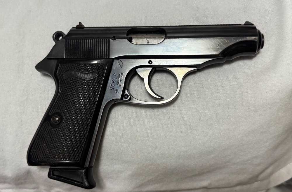 Walther PP Pistol - Manurhin 7.65mm / .32acp 1954-56 German Bavarian Police-img-1