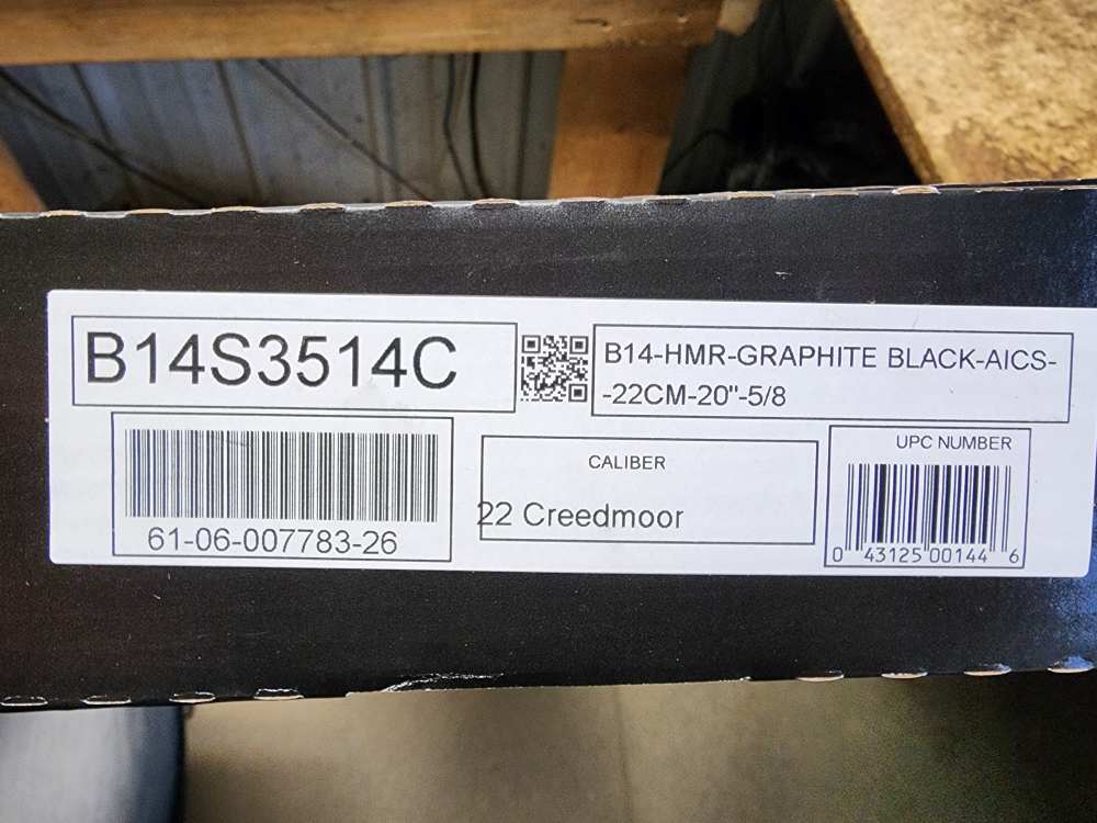 PICS! NEW BERGARA B14 HMR RIFLE .22 CREEDMOOR 20" THREADED MINI CHASSIS NIB-img-1