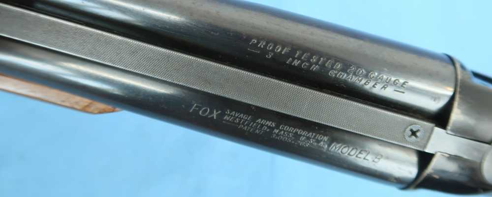 Savage Fox BSE-C 20 Ga. Double Side x Side Single Trigger Ejectors 1966-68 -img-46