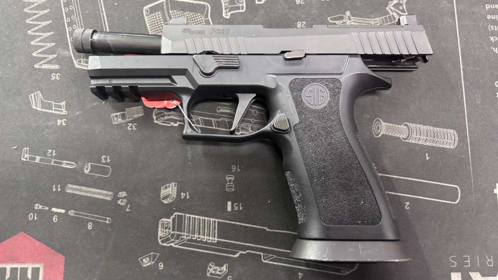 Sig Sauer P320x Carry Navy Seal 4.6” threaded barrel OR box 2 magazines -img-16