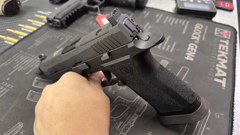 Sig Sauer P320x Carry Navy Seal 4.6” threaded barrel OR box 2 magazines -img-9