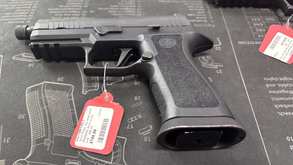 Sig Sauer P320x Carry Navy Seal 4.6” threaded barrel OR box 2 magazines -img-2