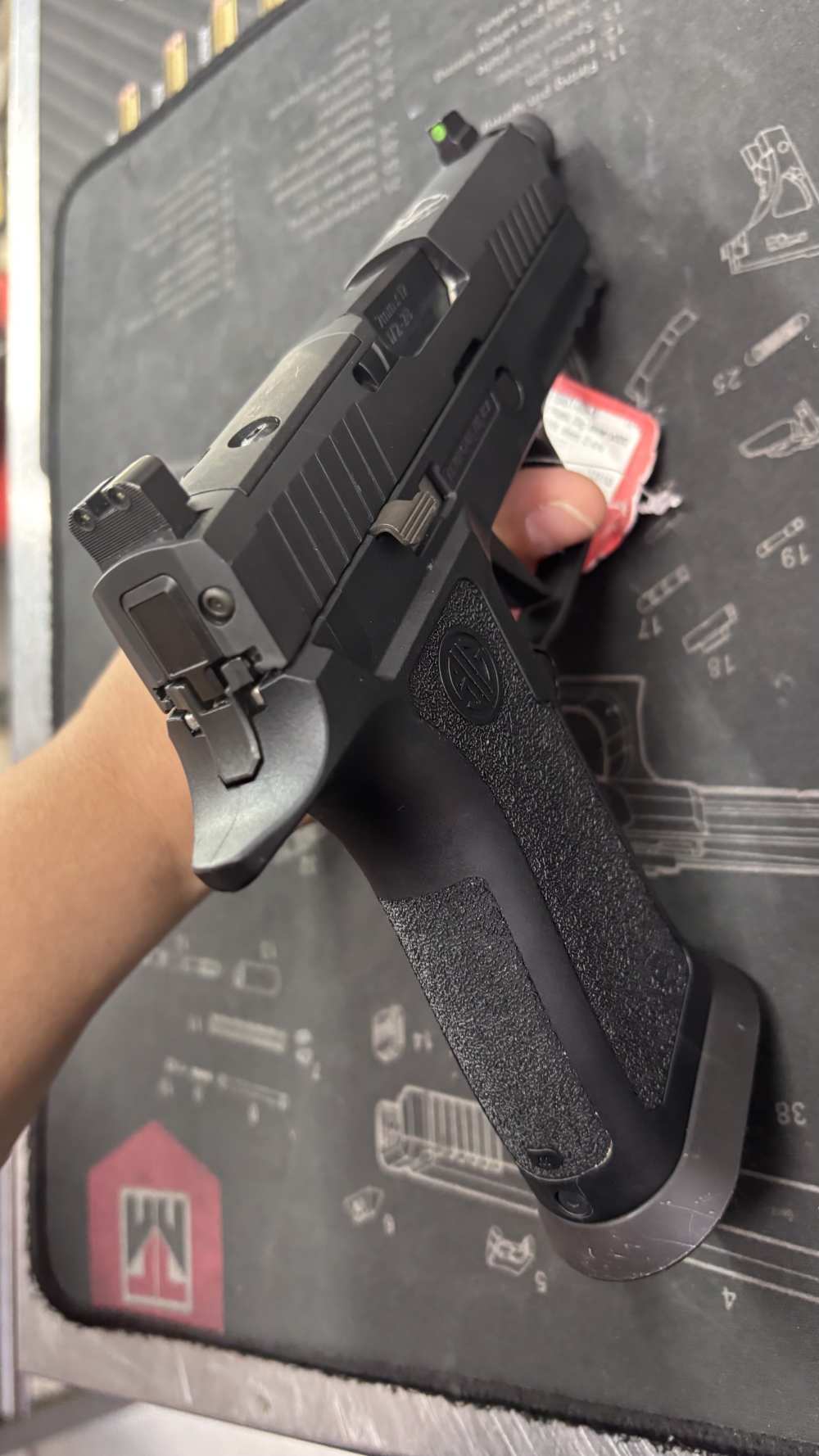 Sig Sauer P320x Carry Navy Seal 4.6” threaded barrel OR box 2 magazines -img-8