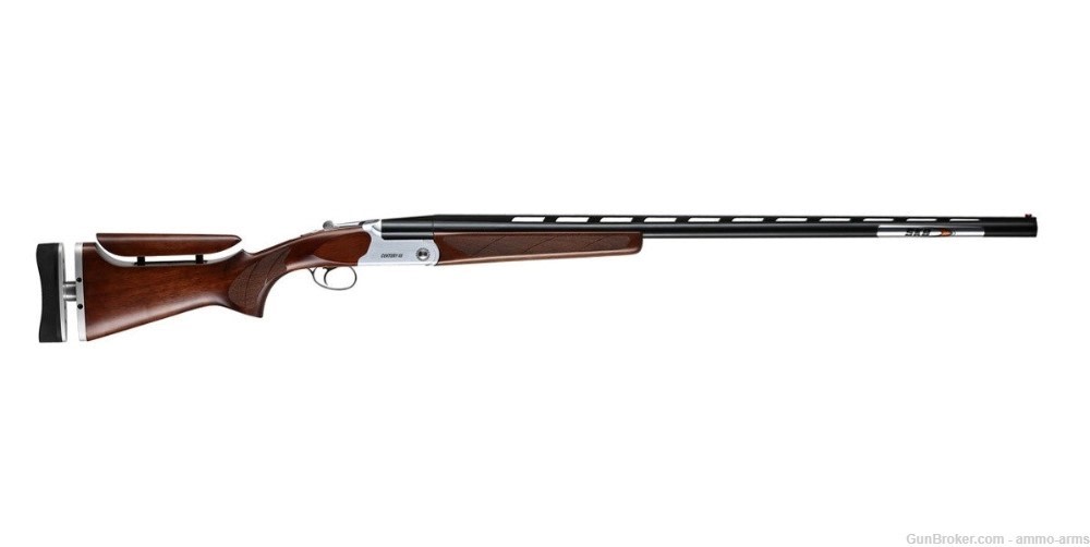 SKB Shotguns Century III Trap Single 12 Gauge 32" White Chrome CW22ACT-ABP-img-1