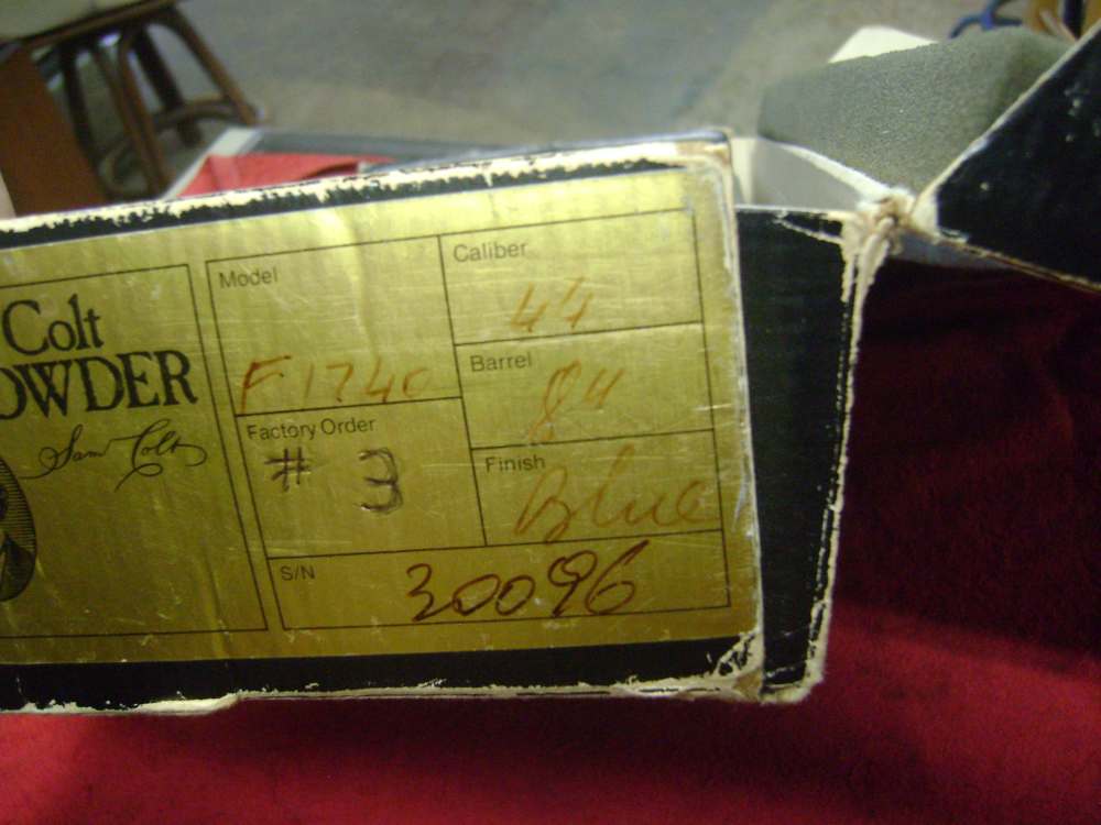 COLT 3RD DRAGOON 44 cal BLACK POWDER UNFIRED -img-9