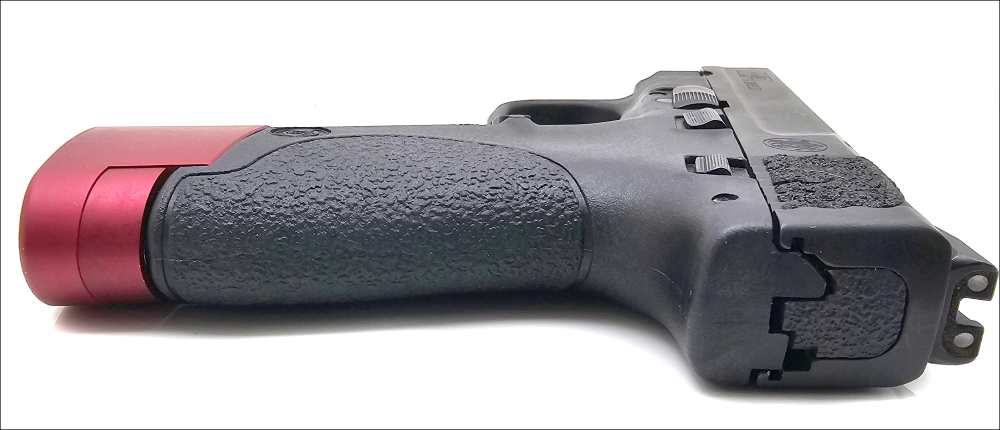 Smith & Wesson M&P Shield 9mm Custom Threaded Semi Auto Pistol-img-4