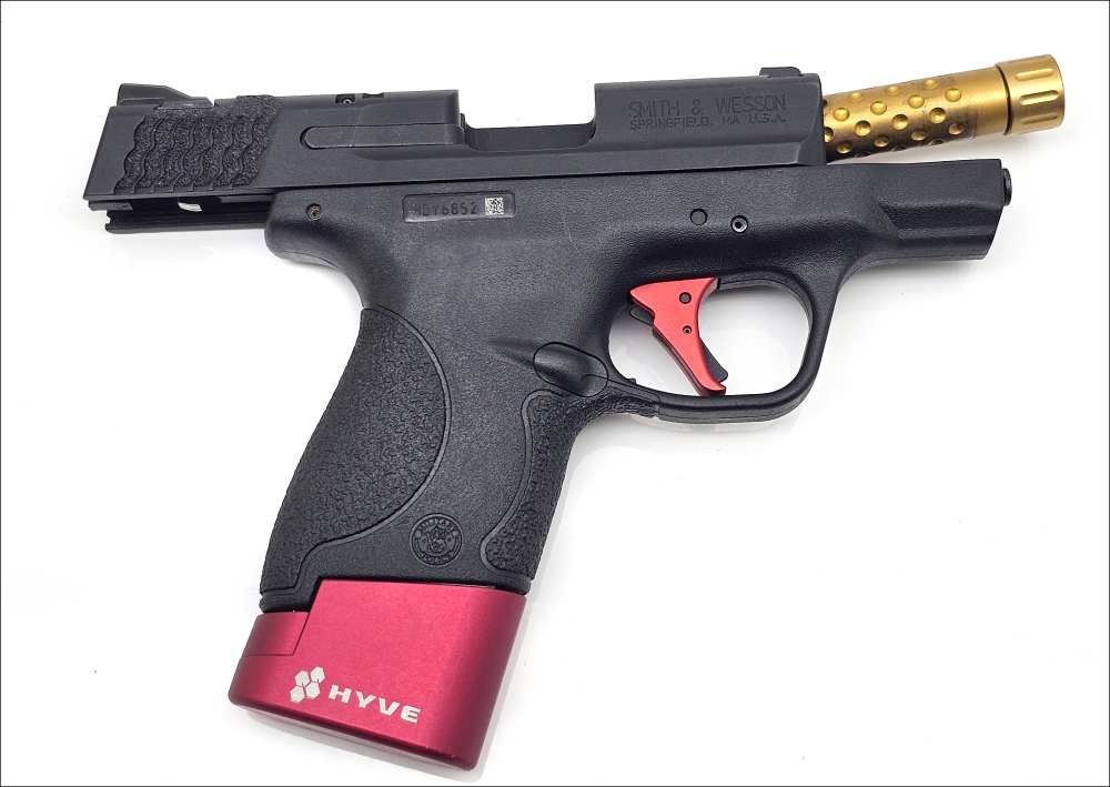 Smith & Wesson M&P Shield 9mm Custom Threaded Semi Auto Pistol-img-12