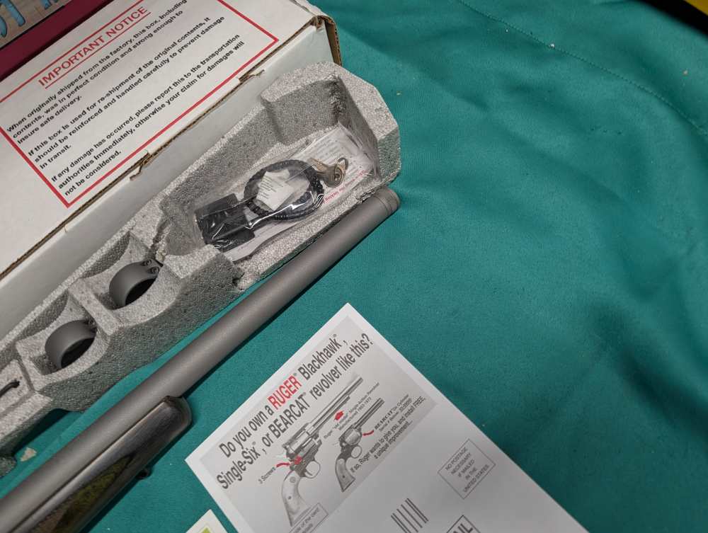 New Ruger 77/22 22 Hornet Green Mountain Grey Stainless Laminate rifle new-img-5