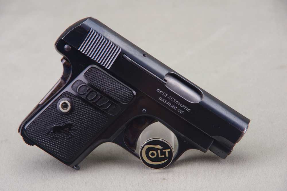 All Original 1919 Colt 1908 Vest Pocket 25 ACP 2'' Oven Blue 97%-img-15