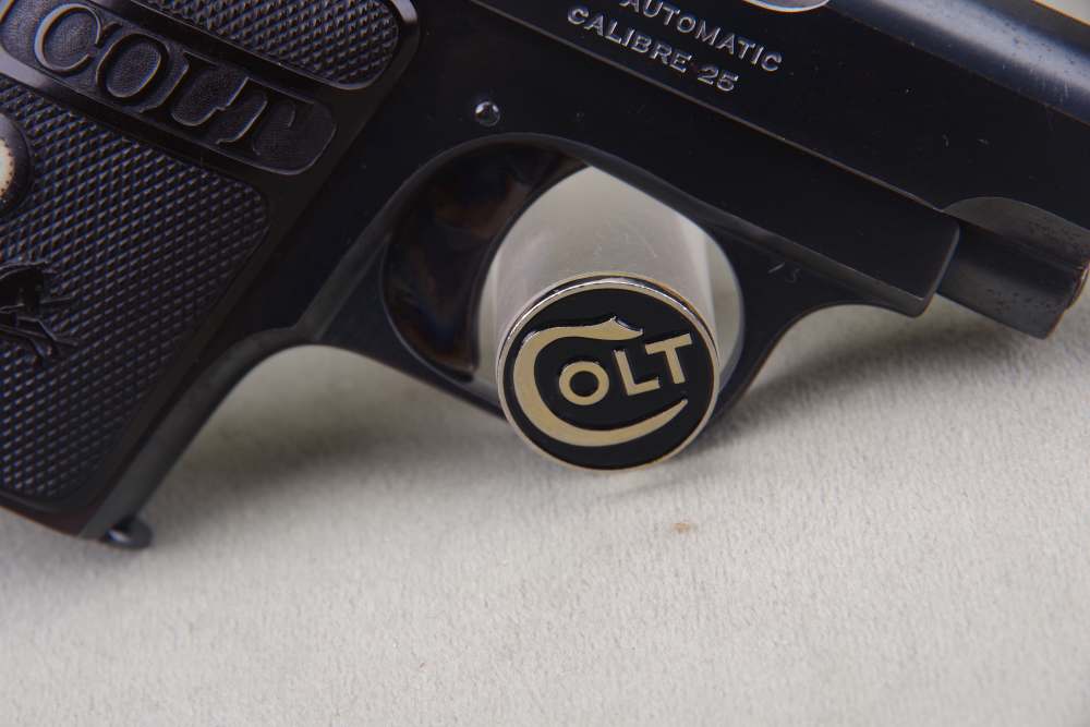All Original 1919 Colt 1908 Vest Pocket 25 ACP 2'' Oven Blue 97%-img-18