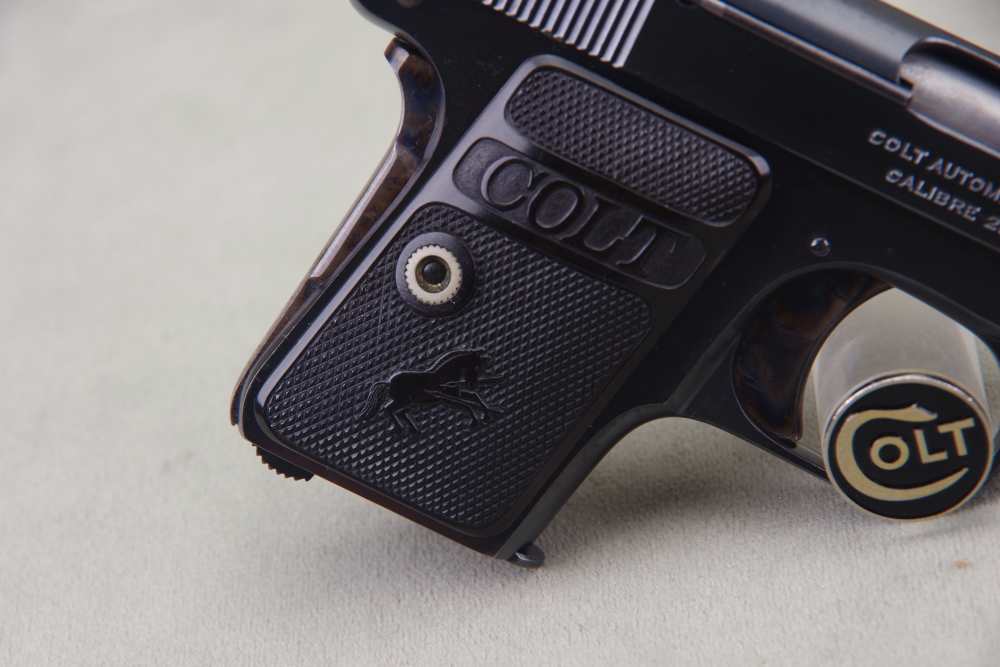 All Original 1919 Colt 1908 Vest Pocket 25 ACP 2'' Oven Blue 97%-img-19