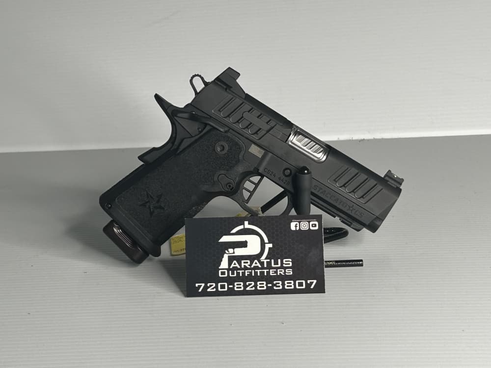 STACCATO CS 3.5 OPTIC READY AL FRAME 9MM BULL FLAT V3 USED NO CC FEE -img-0