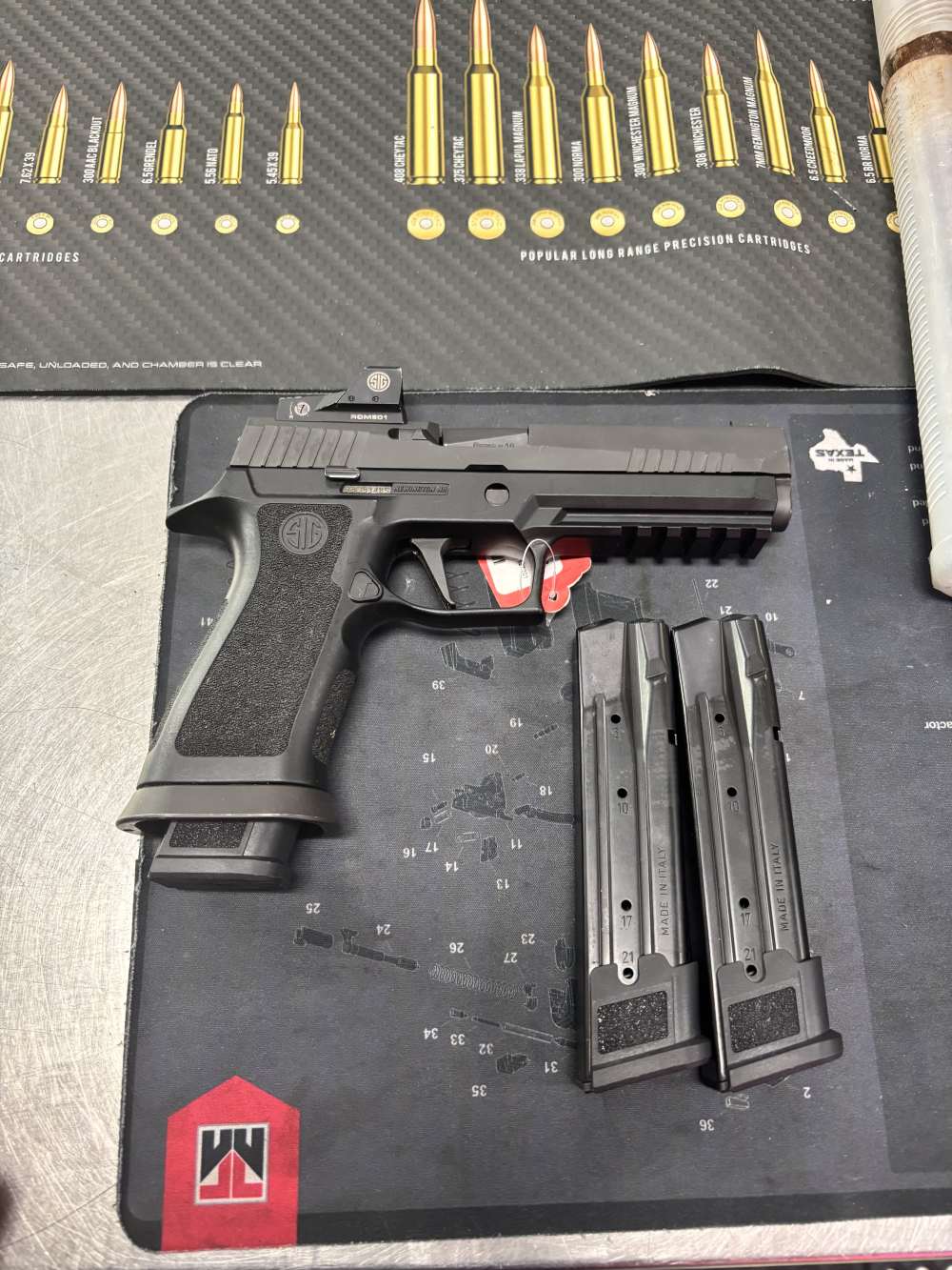 Sig sauer p320 X-five LegionTXG procut 5” 9mm pistol w/3 magazines Romeo1 -img-3