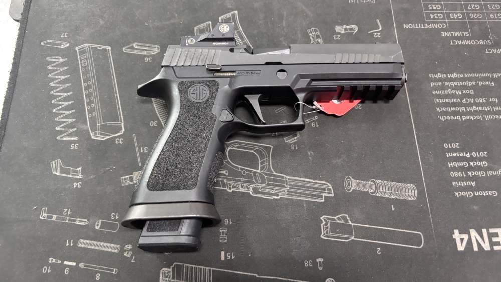 Sig sauer p320 X-five LegionTXG procut 5” 9mm pistol w/3 magazines Romeo1 -img-5