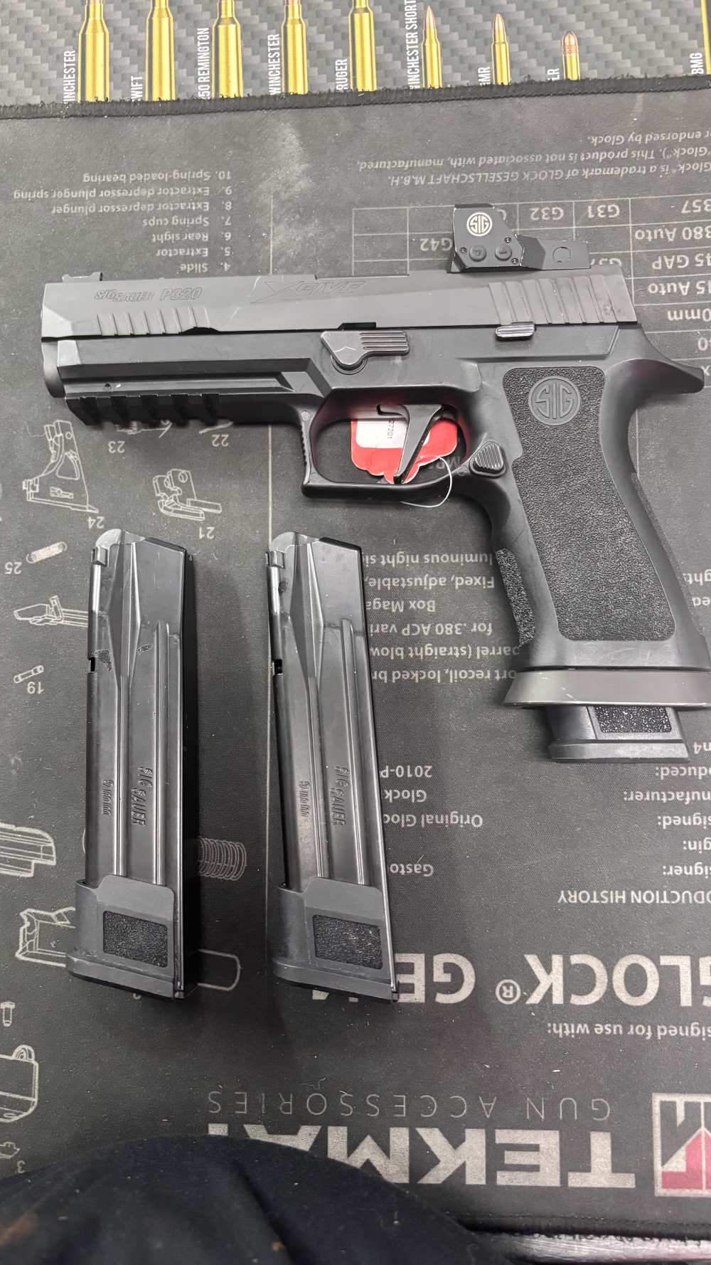 Sig sauer p320 X-five LegionTXG procut 5” 9mm pistol w/3 magazines Romeo1 -img-21