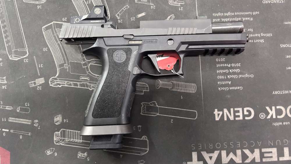 Sig sauer p320 X-five LegionTXG procut 5” 9mm pistol w/3 magazines Romeo1 -img-13