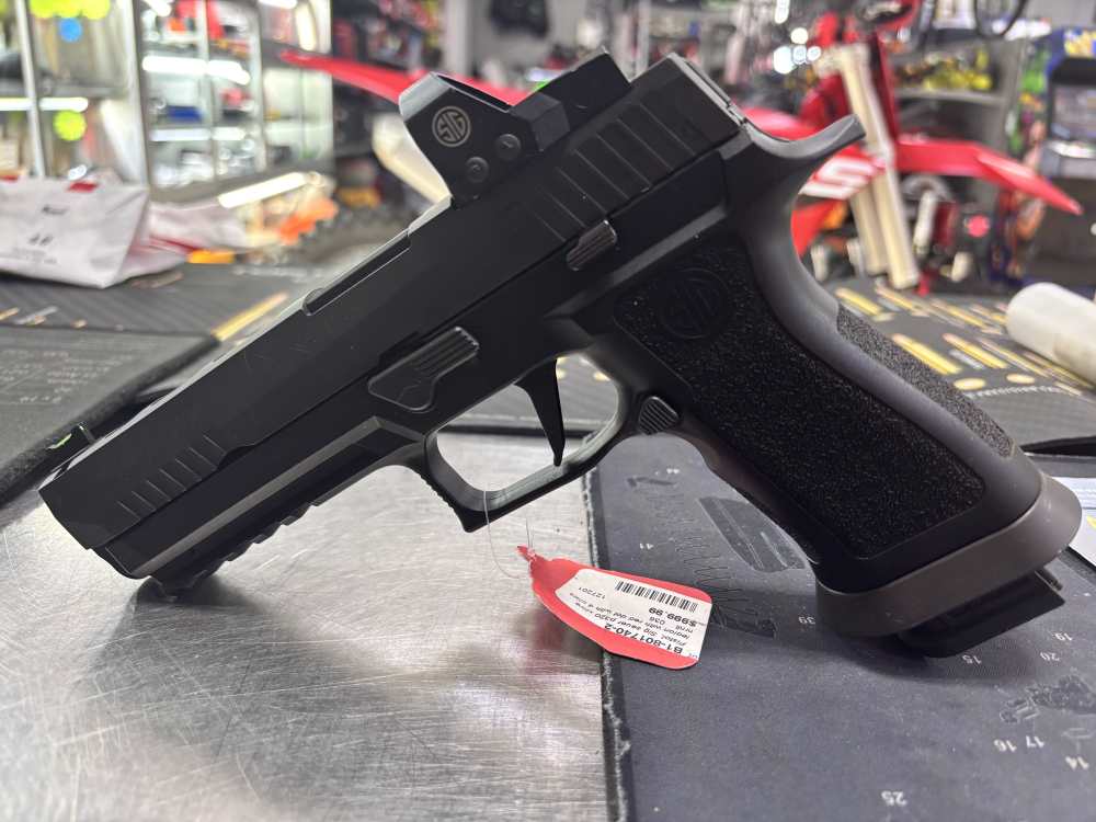 Sig sauer p320 X-five LegionTXG procut 5” 9mm pistol w/3 magazines Romeo1 -img-1