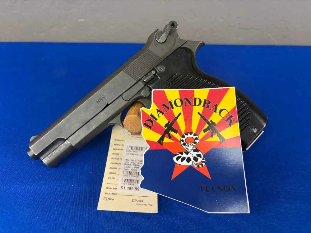MANUFACTURE D'ARMES DE SAINT-ETIENNE ( MAS FRANCE) MODEL 1950 PISTOL 9MM-img-0