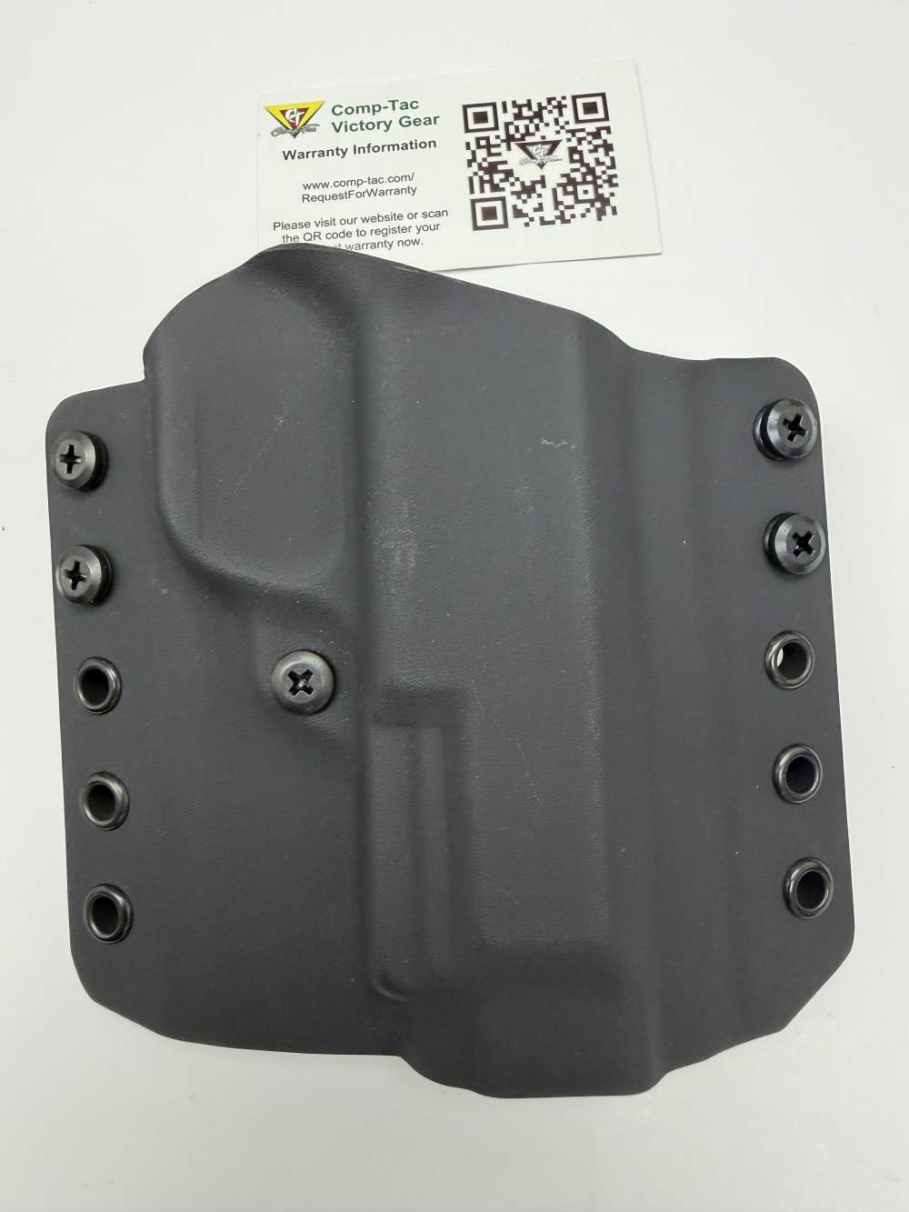 S&W M&P HOLSTER, 4.5'', 9MM/40/45, OWB, RIGHT HAND, MADE BY COMP-TAC USA-img-0