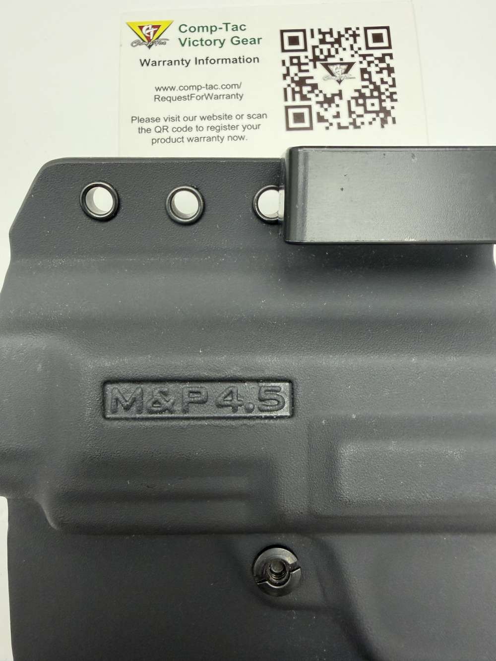 S&W M&P HOLSTER, 4.5'', 9MM/40/45, OWB, RIGHT HAND, MADE BY COMP-TAC USA-img-2