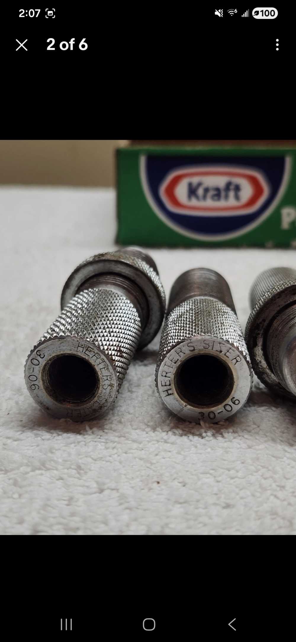 Vintage Herter's 30-06 Springfield 3 Reloading Dies FL Neck Sizer Seater In-img-1