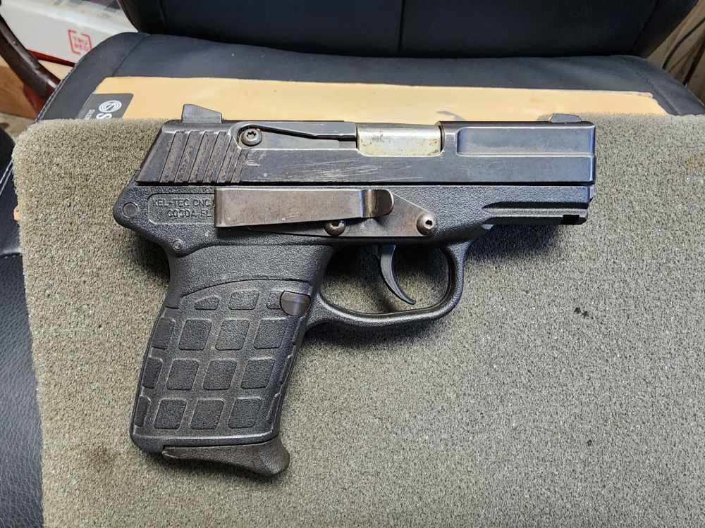 PICS! USED KELTEC PF-9 9MM PISTOL 3" CARRY BELT CLIP 22 CONVERSION KIT 22LR-img-12