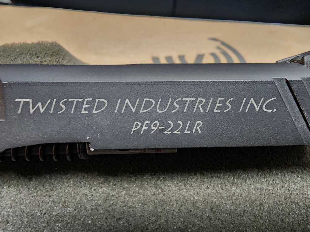 PICS! USED KELTEC PF-9 9MM PISTOL 3" CARRY BELT CLIP 22 CONVERSION KIT 22LR-img-5