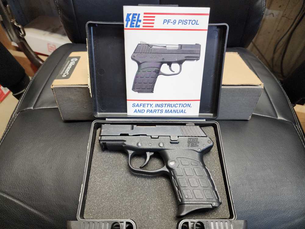 PICS! USED KELTEC PF-9 9MM PISTOL 3" CARRY BELT CLIP 22 CONVERSION KIT 22LR-img-3