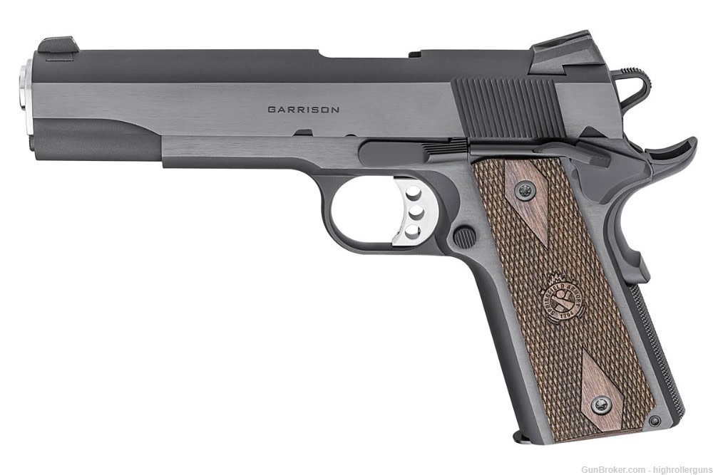 NEW SPRINGFIELD GARRISON 5" .45 ACP 1911 PISTOL, BLACK - PX9420-img-0