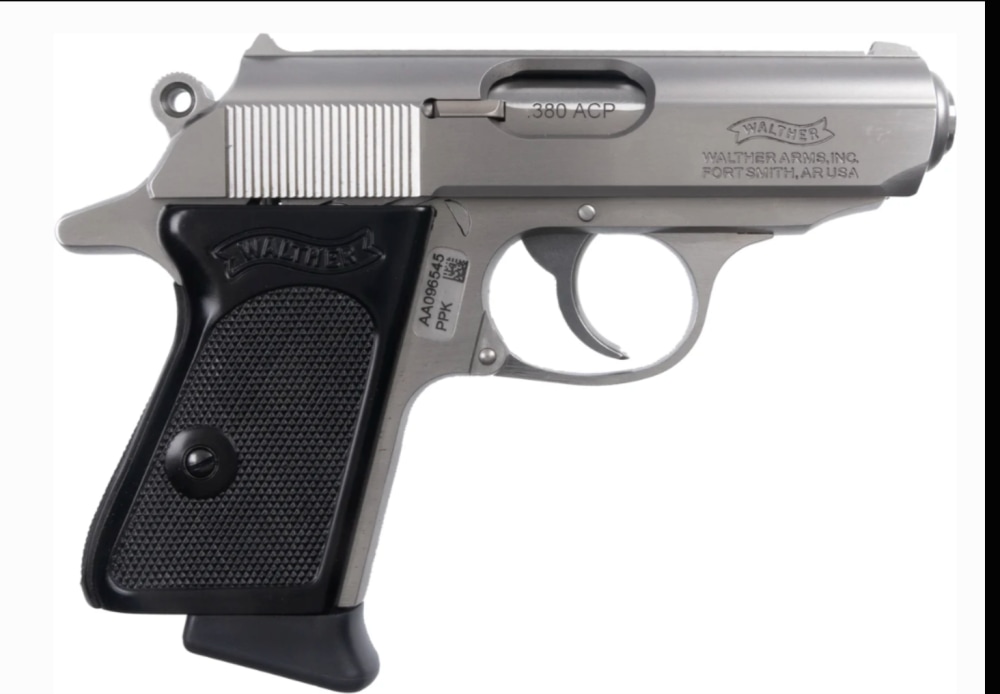 Walther PPK .380 ACP 3.3-Inch Stainless 6-Round Pistol-img-0