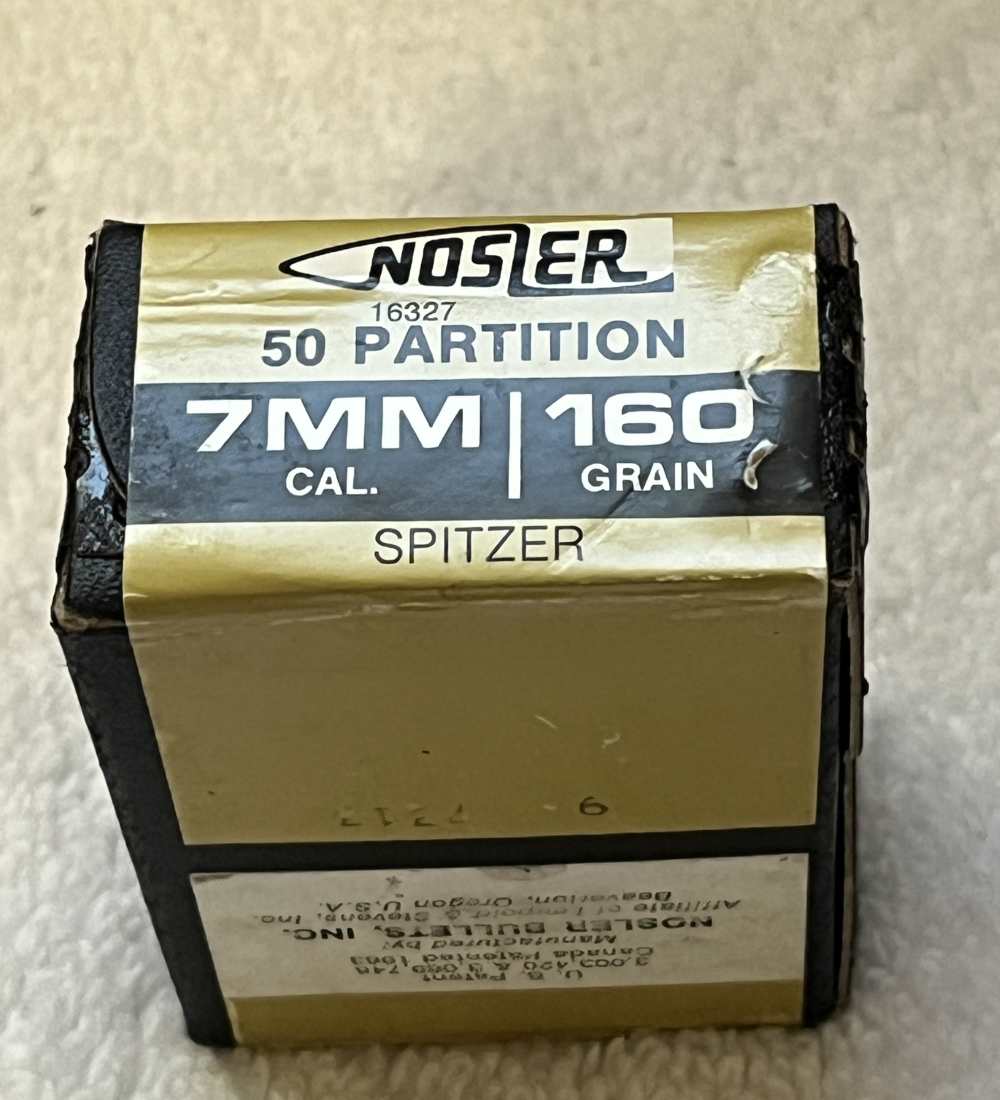 NOSLER 7MM PARTITION 160 GRAIN BULLET-img-2