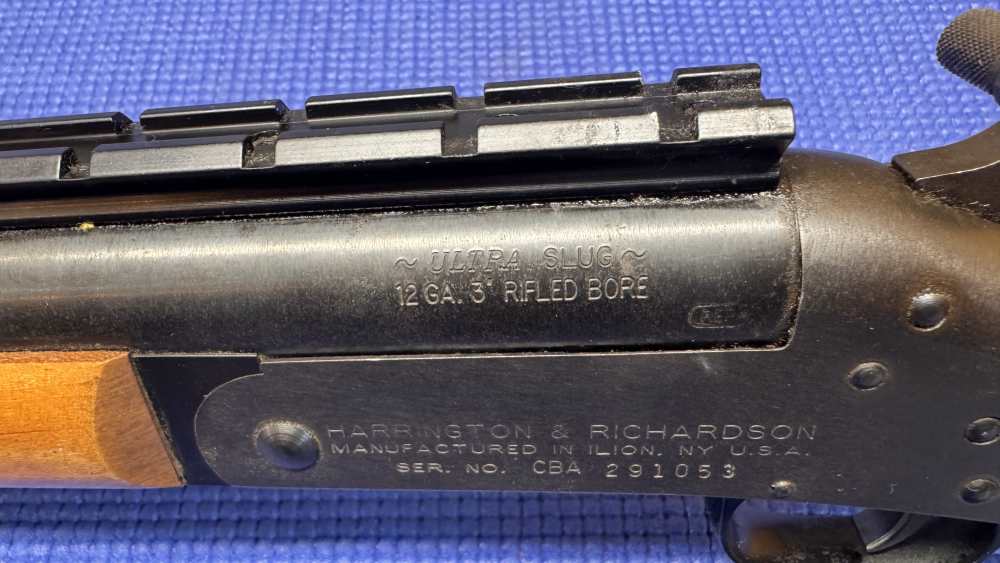 H&R Ultra Slug 12 Ga Single shot shotgun 24" barrel-img-12