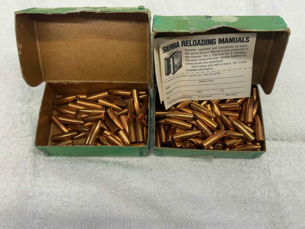 160 Pieces of Sierra Varminter 6.5mm/.264 Dia 100GR HP Bullets 1710-img-2