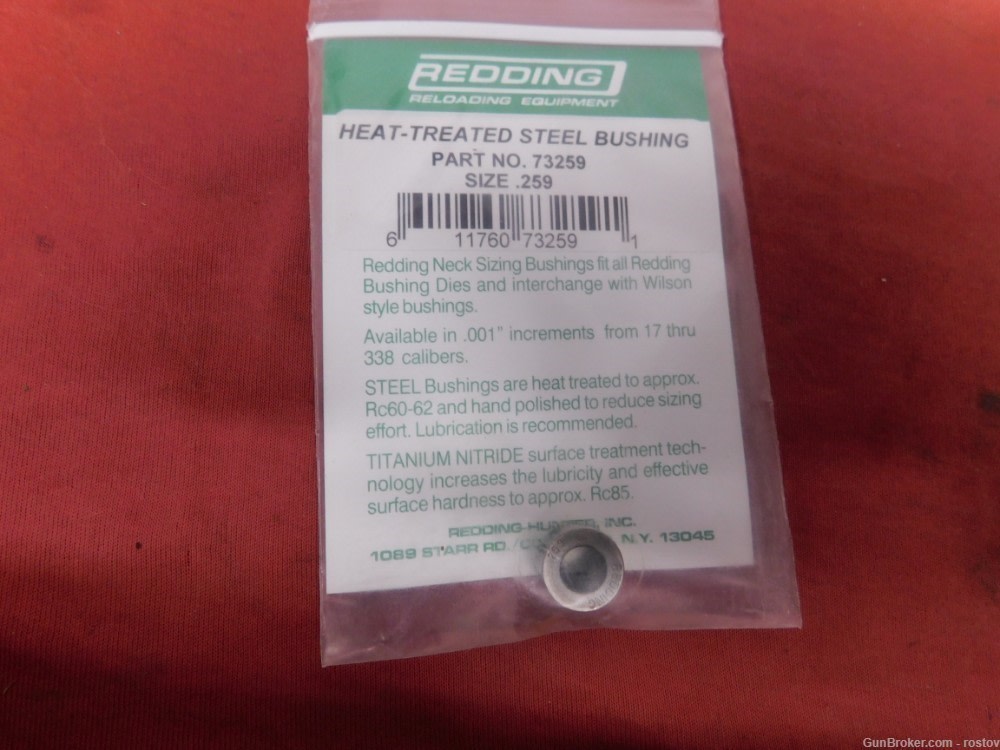 Redding Neck Sizer Bushing .259-img-0