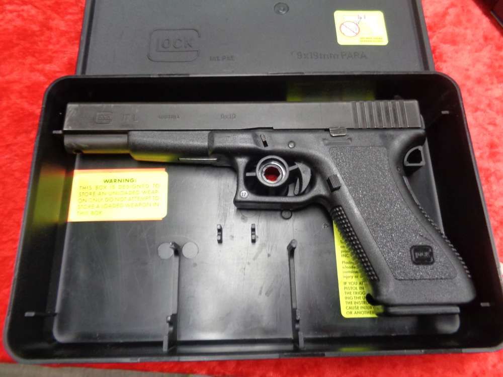 1989 GLOCK 17L Long Slide Original Tupperware Box U Notch Mag GEN I TRADE-img-8
